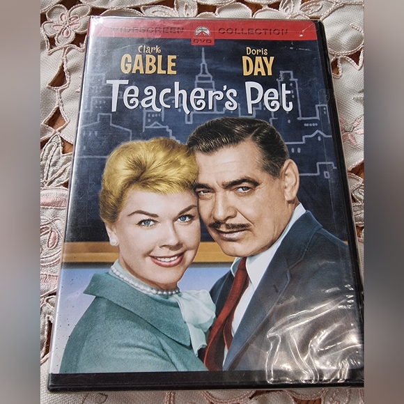 ๐๏ธ Teacher's Pet Starring Clark Gable & Doris Day Vintage DVD Movie - Picture 1 of 3